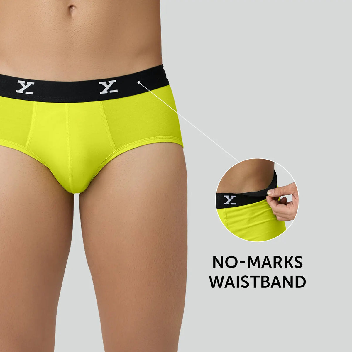 XYXX Ace Modal Briefs Lime Punch - view 4