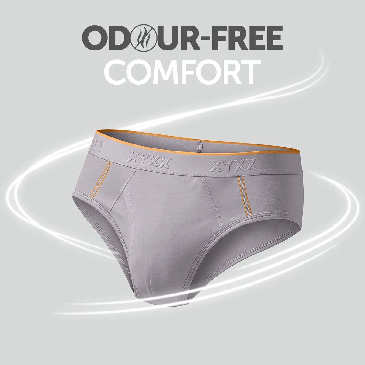 XYXX Crux Cotton Stretch Briefs Cloud Grey - view 2