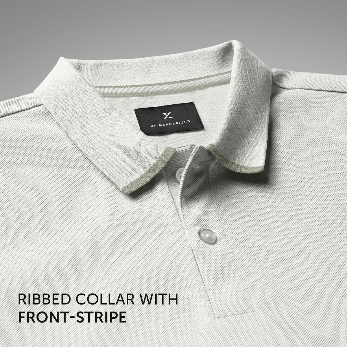 XYXX Pique Polo T-shirt - Almond White - view 5