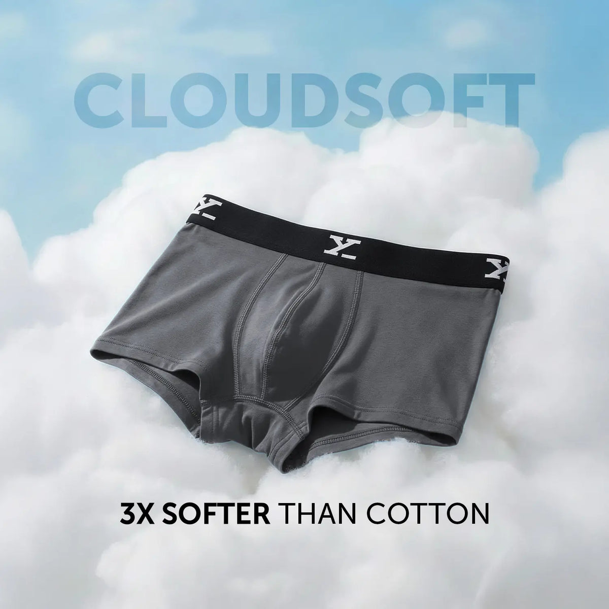 XYXX Ace Modal Trunks Charcoal Grey - view 2