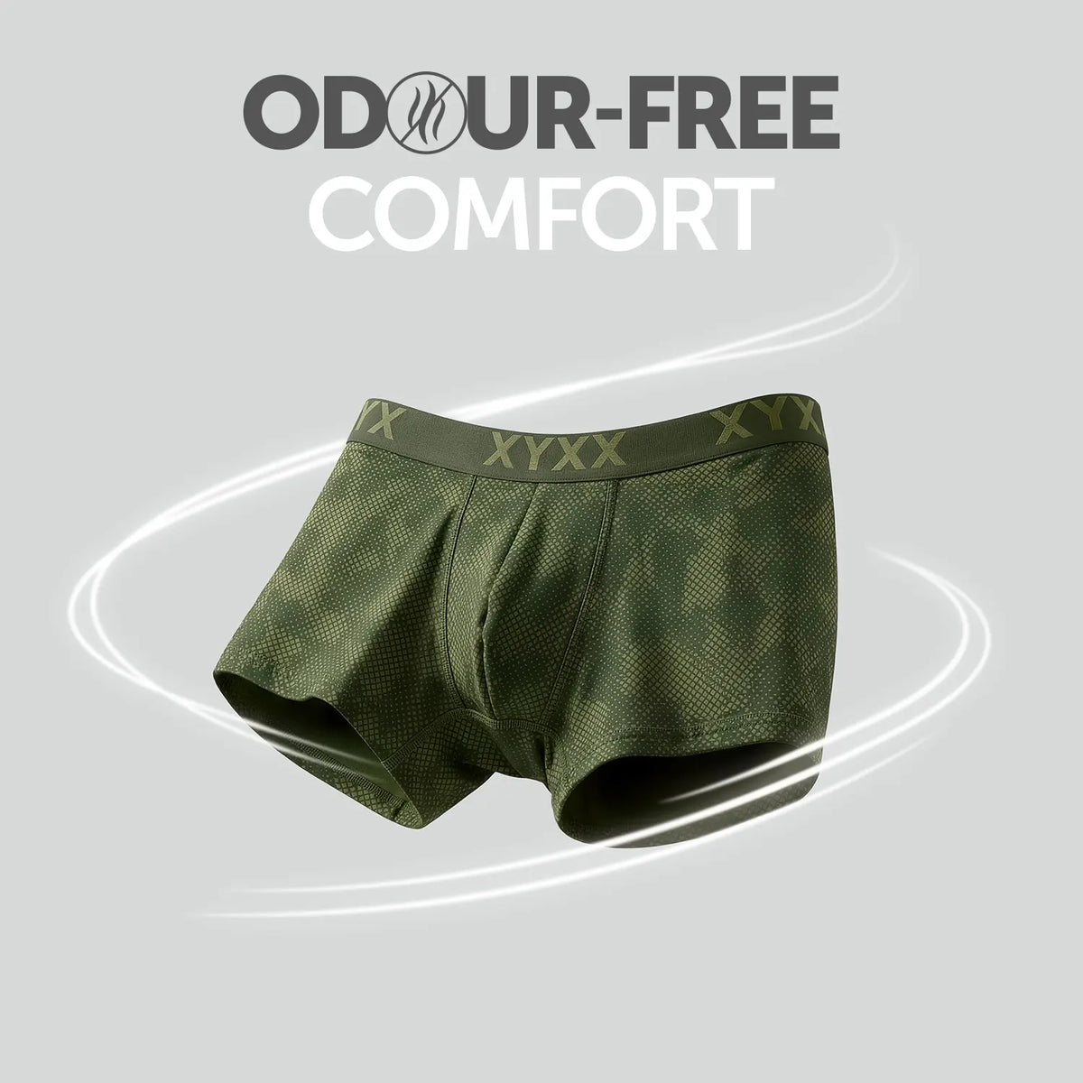 XYXX Matrix Cotton-Modal Trunks Olive Drift - view 4