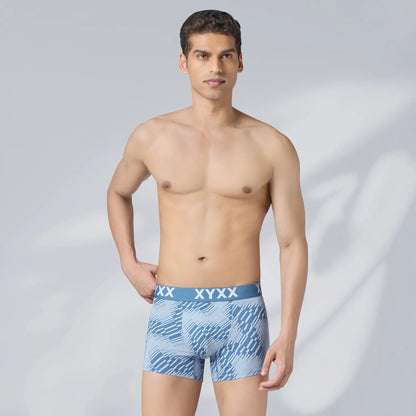 XYXX Matrix Cotton-Modal Trunks Cascade Blue - view 3