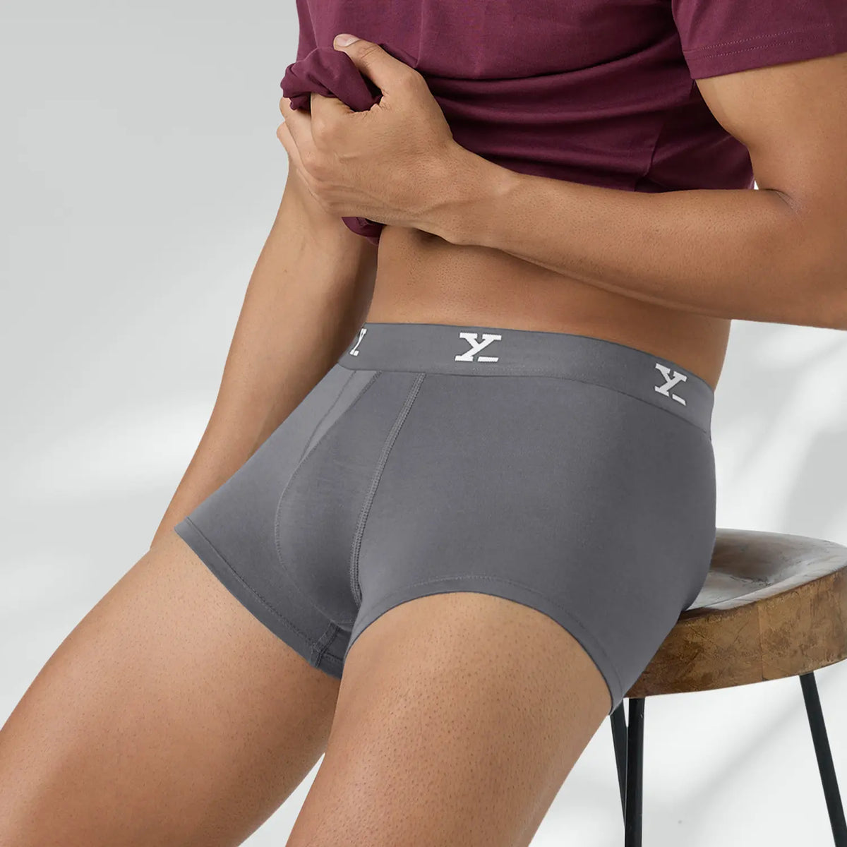 XYXX Cloudsoft Modal Trunks - Charcoal Grey