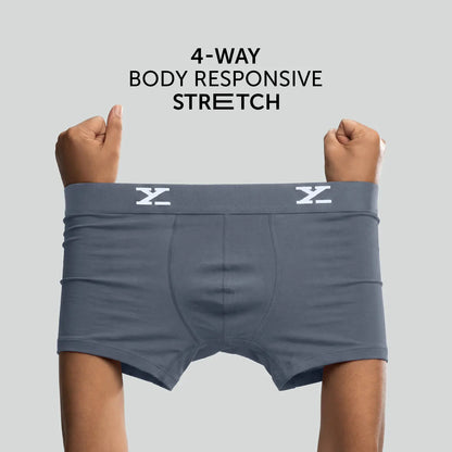 XYXX Cloudsoft Modal Trunks - Slate Blue - view 3