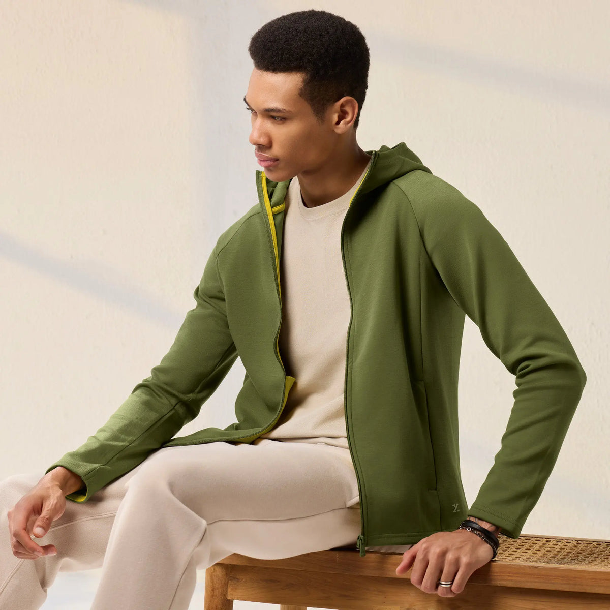 XYXX Alpha Hoodies Jackets Olive Green