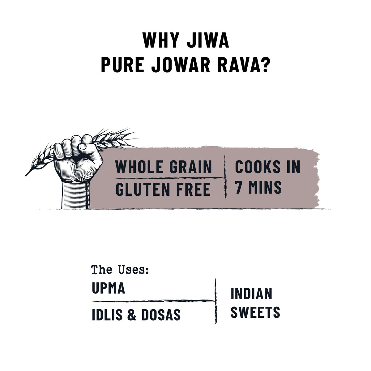 Jiwa Pure Jowar Rava