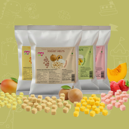 Rorosaur Yogurt Melts Combo - 4 Pack