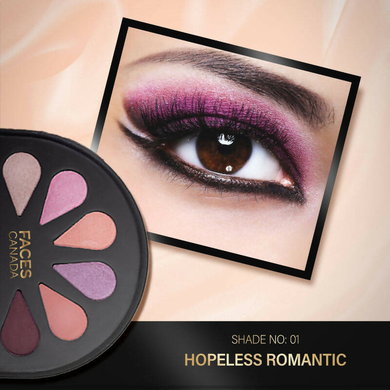 Faces Canada 6 In 1 Eyeshadow Palette - Hopeless Romantic - PUSHMYCART