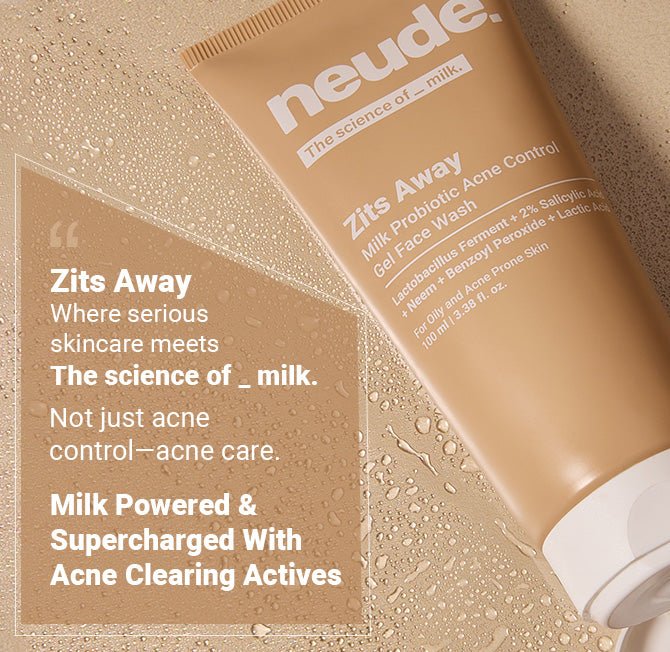 Neude Zits Away Acne Control Gel Face Wash With 2% Salicylic Acid