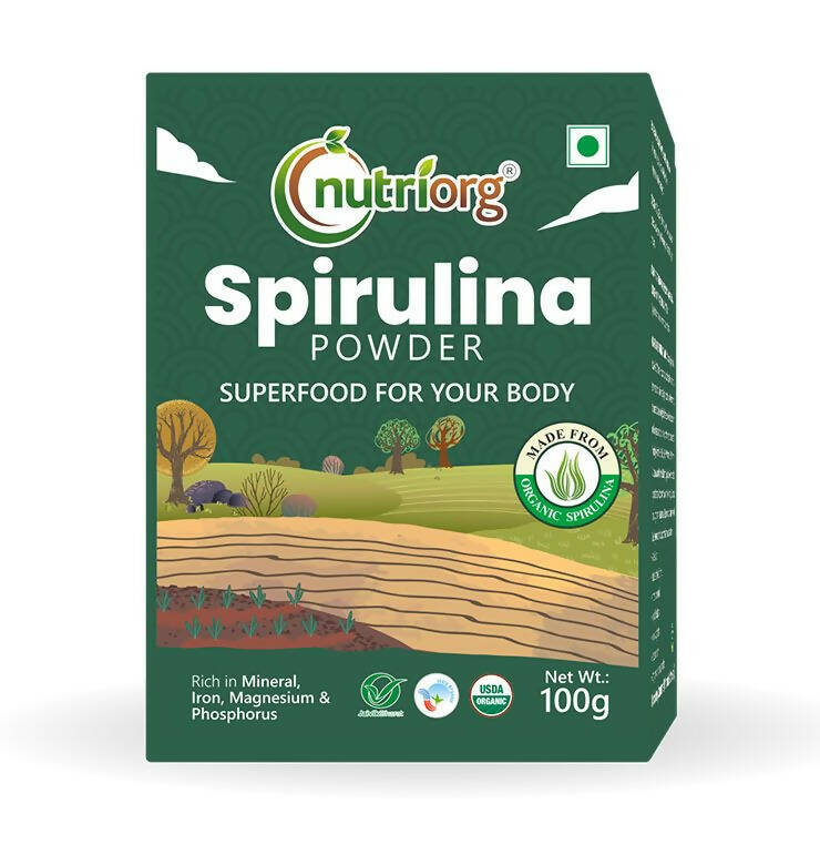 Nutriorg Spirulina Powder - PUSHMYCART