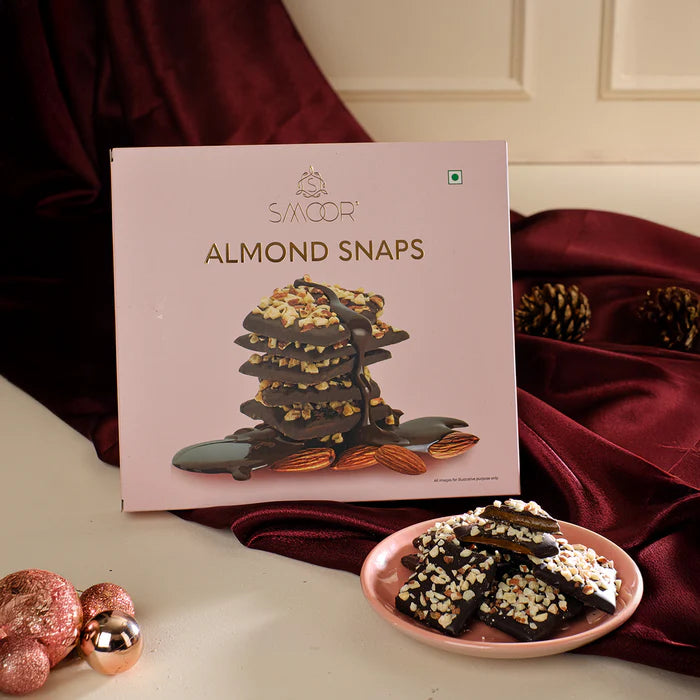SMOOR Roasted Almond Snaps(pack of 12)