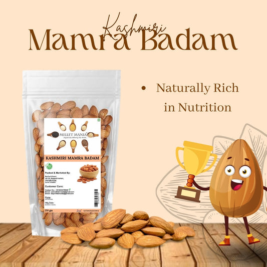 Millet Mania Kashmiri Mamra Badam Almonds