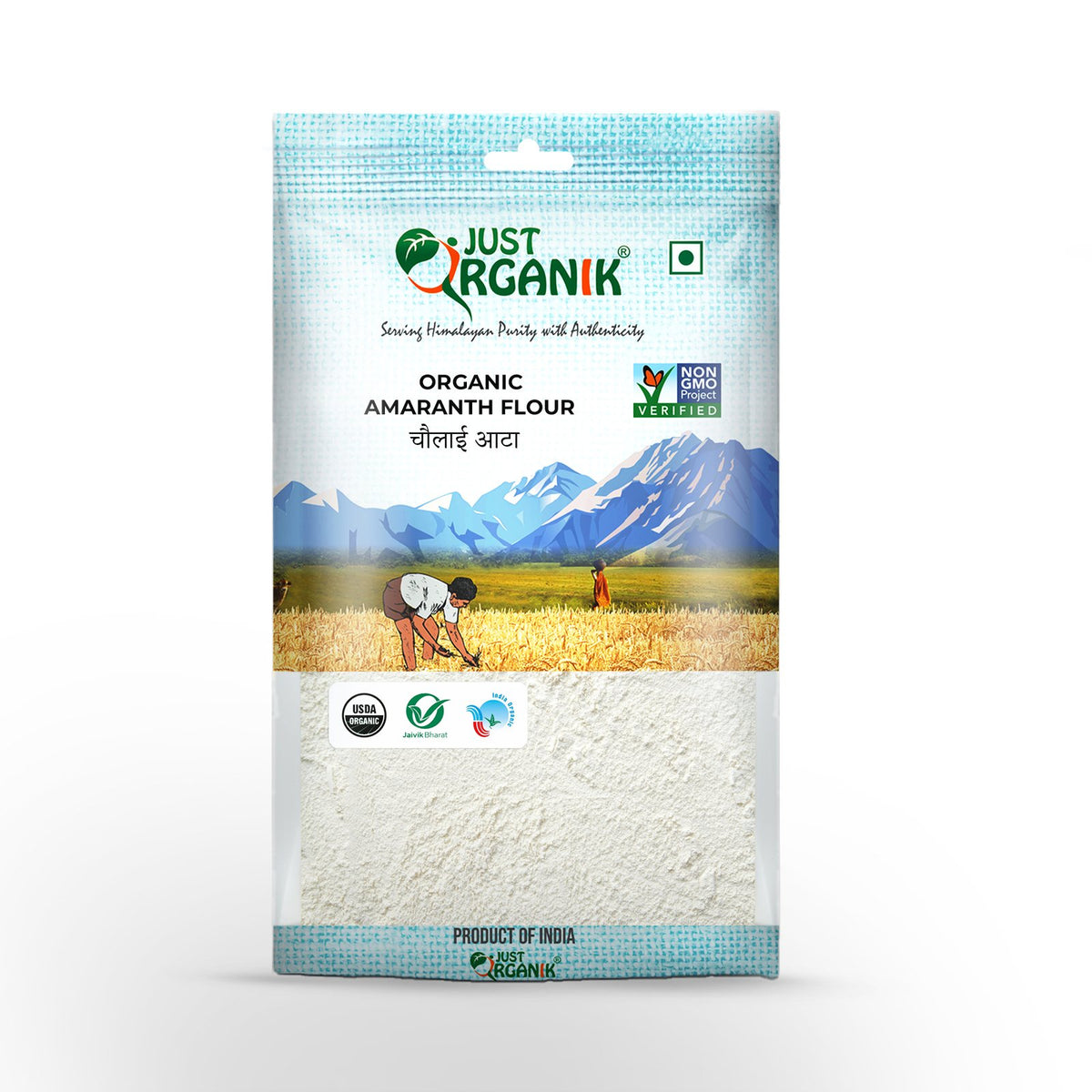 Just Organik Amaranth Flour Chaulai Aata - PUSHMYCART