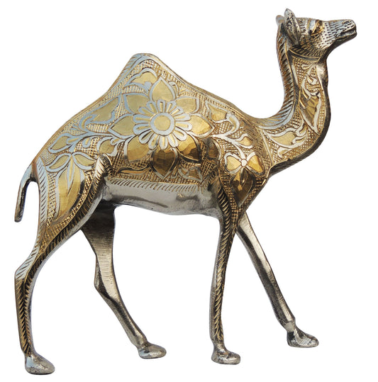 Brass Showpiece Camel Statue 1.16kg