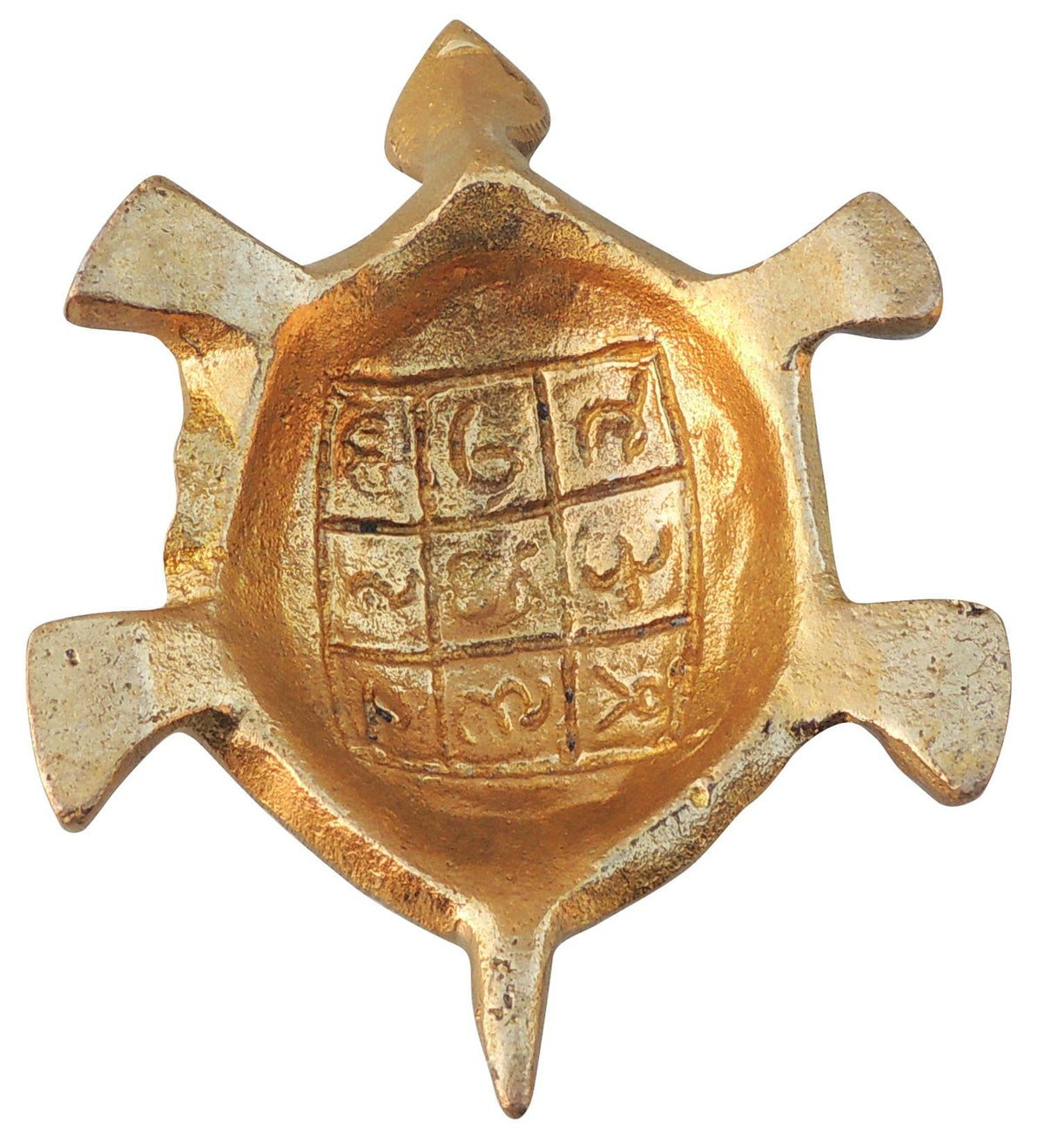 Brass Showpiece Red Tortoise 0.16kg - PUSHMYCART