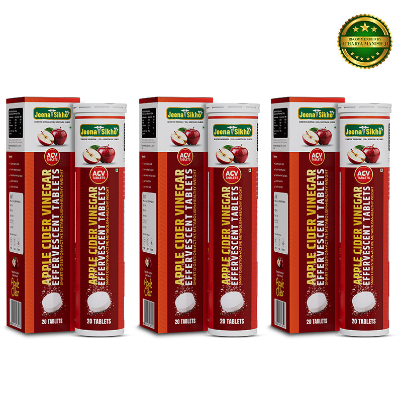 Jeena Sikho Apple Cider Vinegar Effervescent Tablets