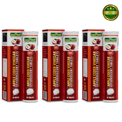 Jeena Sikho Apple Cider Vinegar Effervescent Tablets