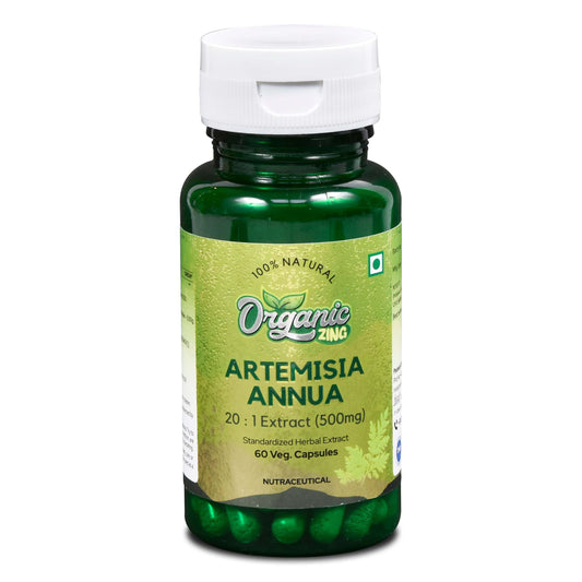Organic Zing Artemisia Annua 20 1 Extract 500mg 60 Capsules