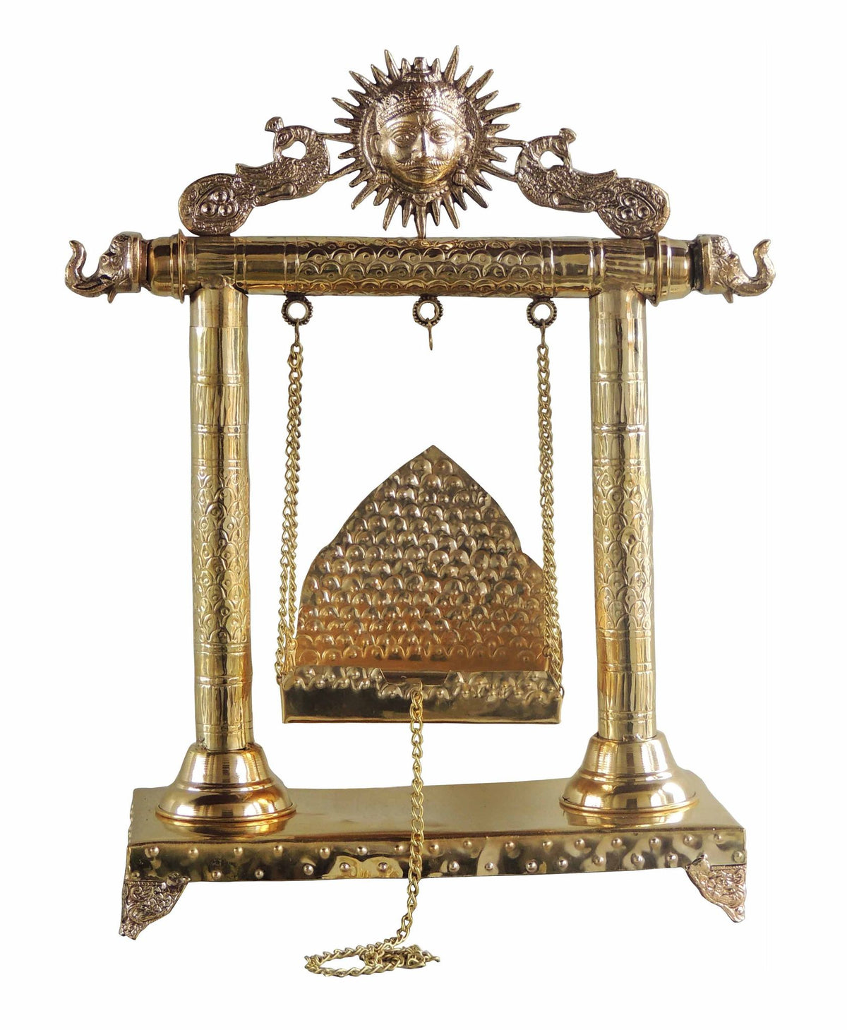 Brass Laddu Gopal Jhula For God Idol 3.08kg