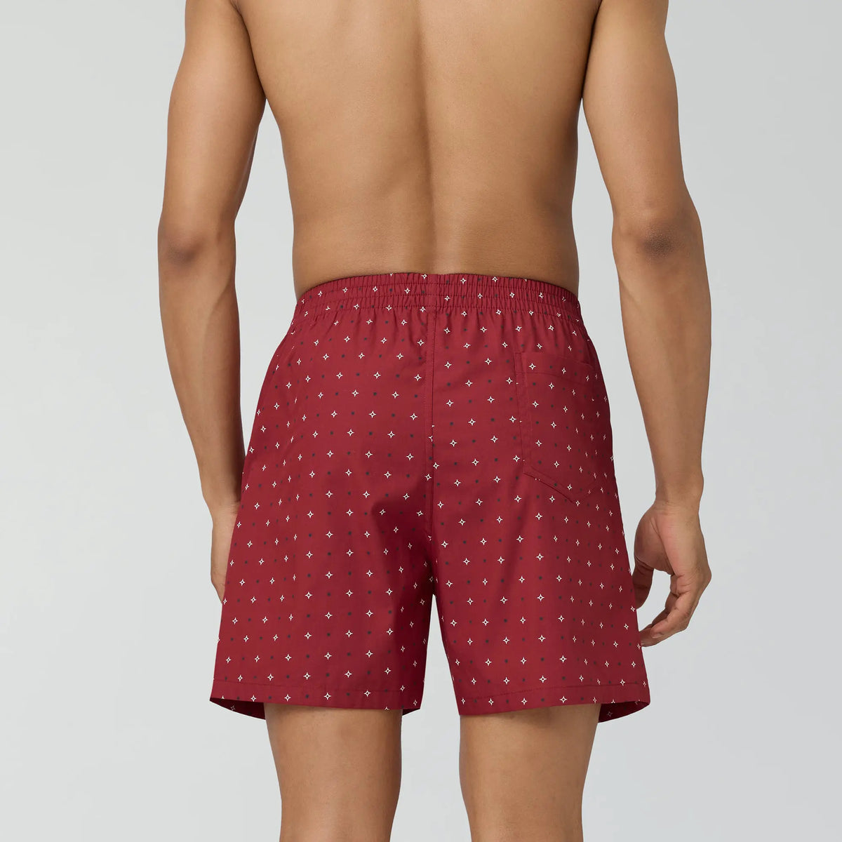 XYXX Astor Lounge Inner Boxers Starry Maroon - view 5