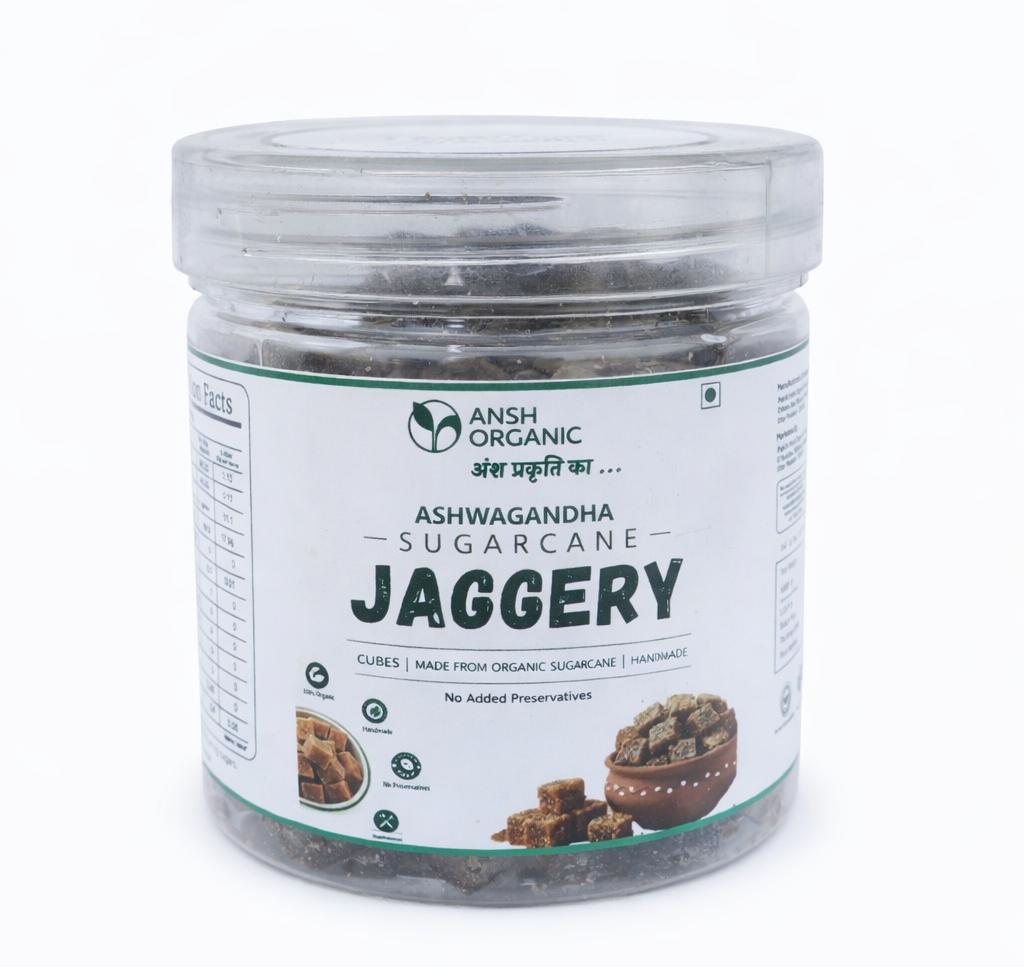 Ansh Organic Ashwagandha Flavoured Jaggery