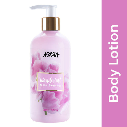 Wanderlust Sicilian Sweet Pea Floral Fragrance Moisturising Body Lotion