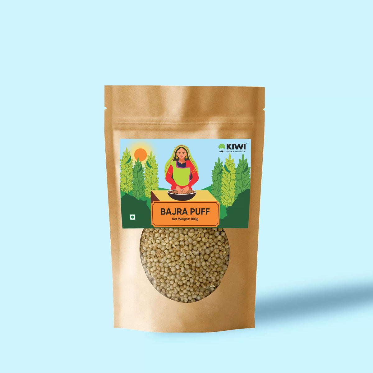 Kiwi Roasted Bajra Puffs