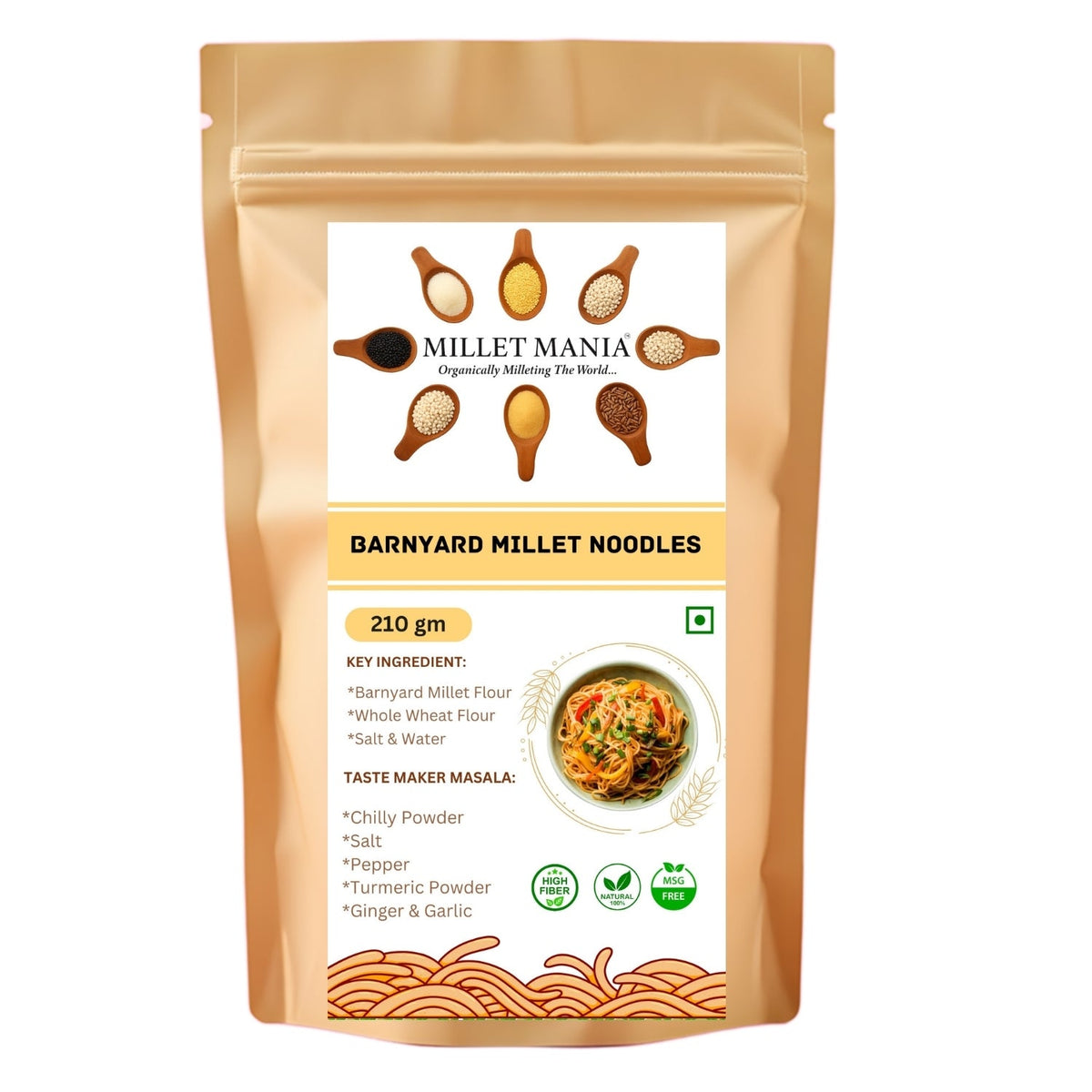 Millet Mania Barnyard Millet Noodles