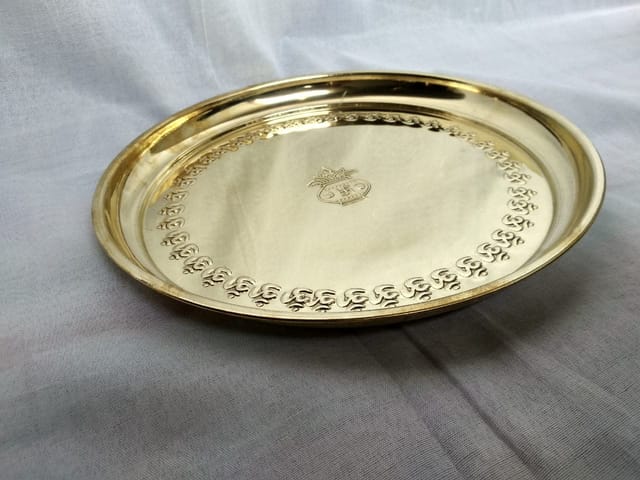 Brass Pooja plate