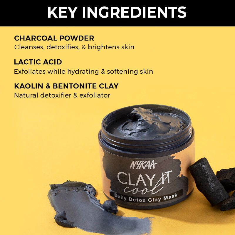 Nykaa Clay It Cool Clay Mask (100gm) - PUSHMYCART