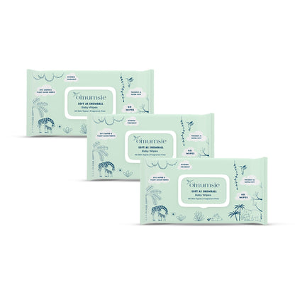 Omumsie 99% Water Thickest Baby Wipes Pack of 2