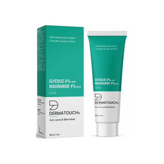 Dermatouch Glycolic 6% Niacinamide 4% Face Cream 30 gm