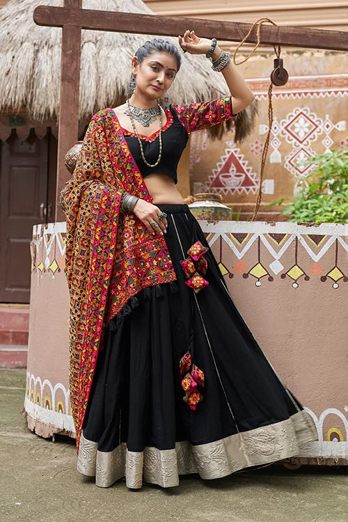 Shubhkala Navratri Special Chaniya Choli with Heavy Dupatta Work