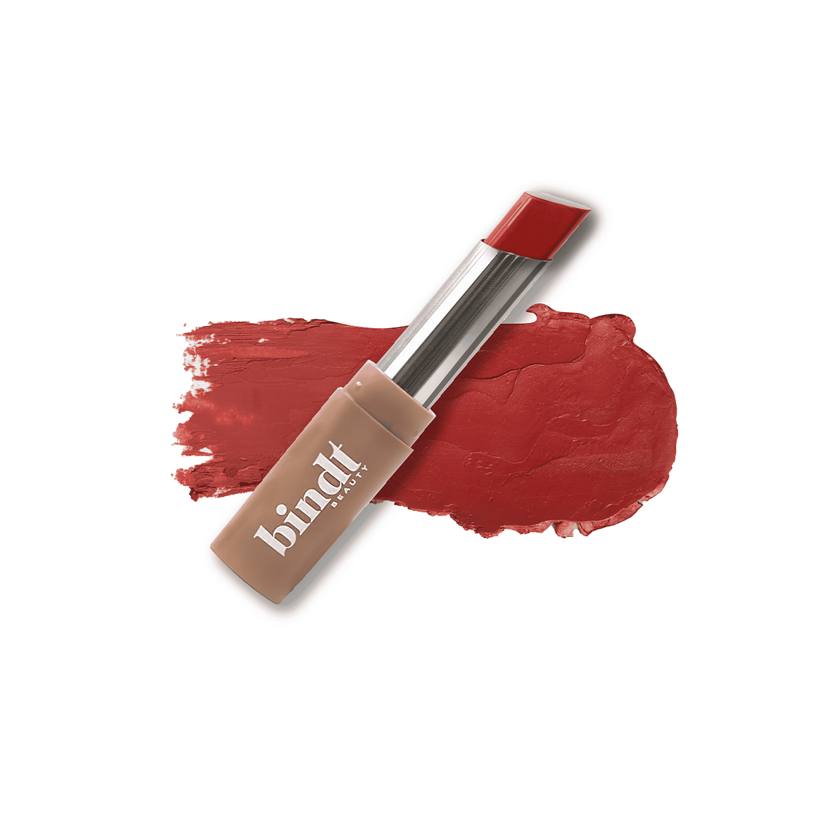 Bindtbeauty Colour Me Good Satin Lipstick bullet in a vibrant berry shade, showcasing its luxurious texture. - Image 4