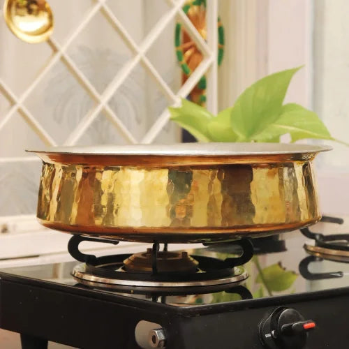 Brass Lagaan for cooking | Pital Lagan - PUSHMYCART