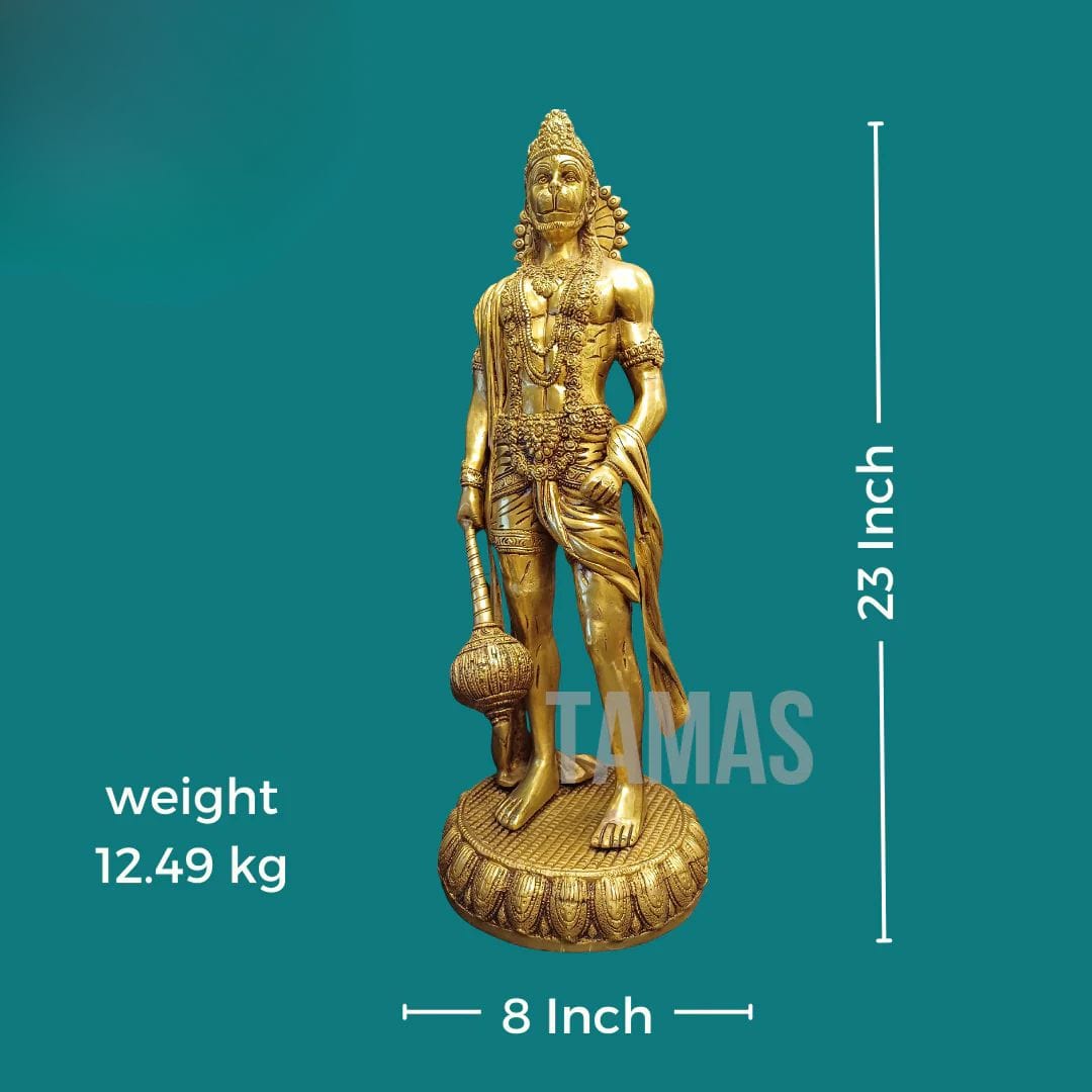 Tamas Brass Hanuman Ji Statue - PUSHMYCART