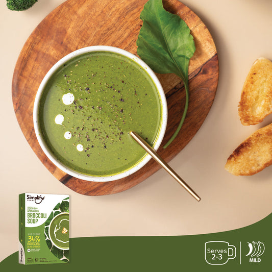 Simplify Foods Spinach & Broccoli Soup - PUSHMYCART