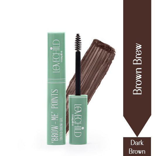 LoveChild Brown Brew| Brow Me Points | Tinted Brow Gel Brown