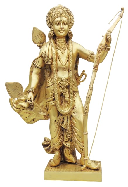 Brass Showpiece Ram Ji God Idol 15.57Kg - PUSHMYCART