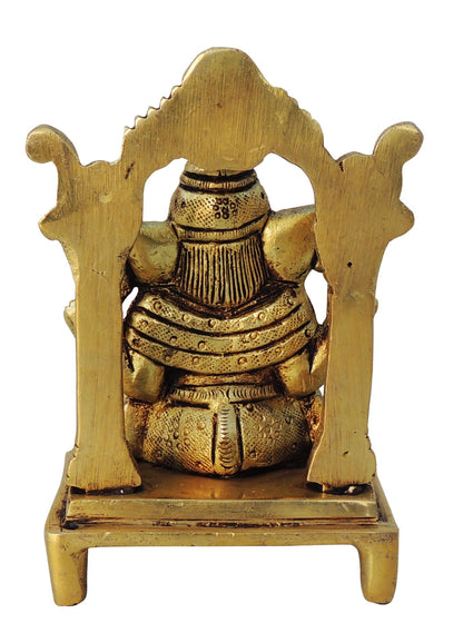 Brass Ganesh Ji God Idol Statue 0.54 Kg