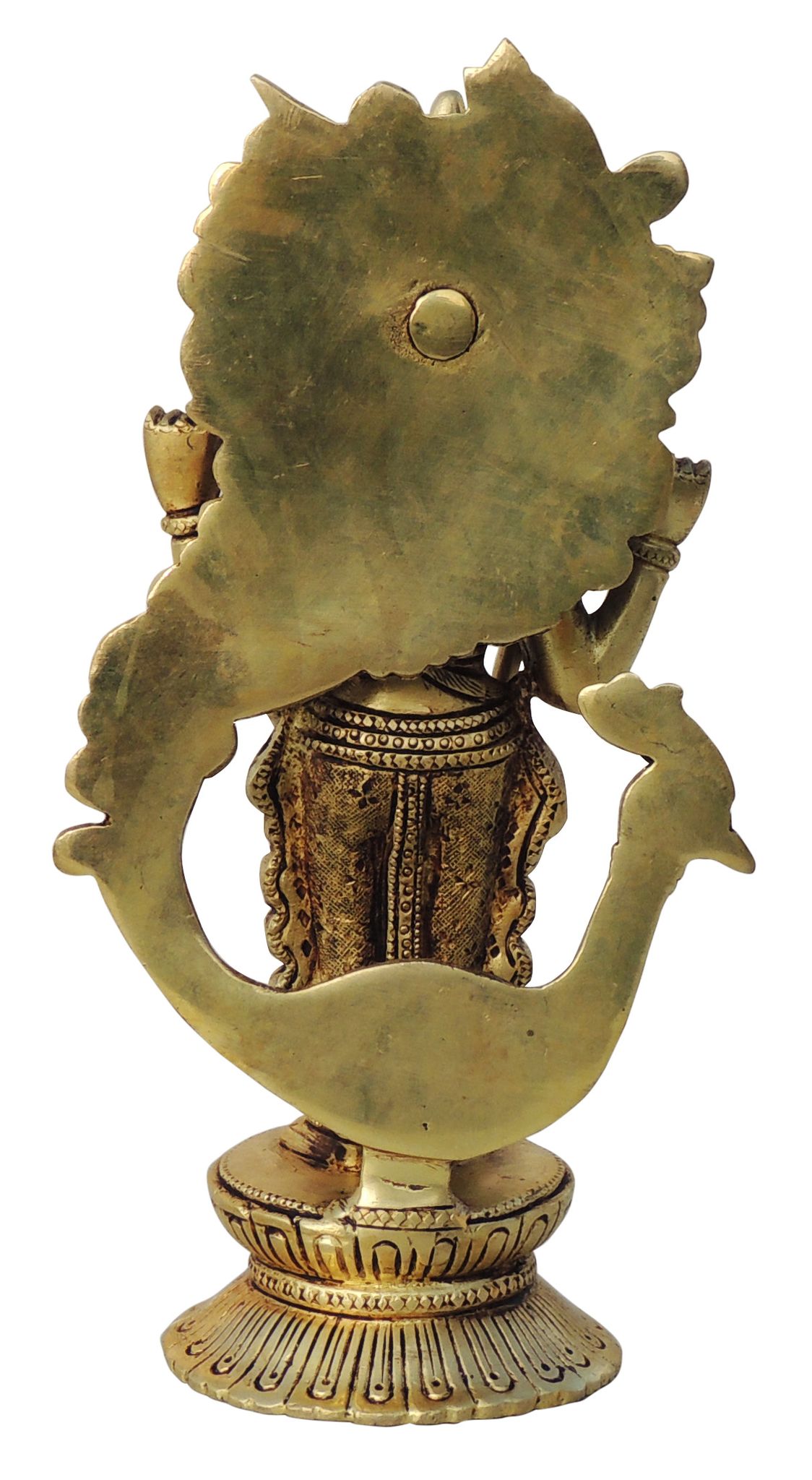 Brass Murugan God Idol Statue 2.38Kg