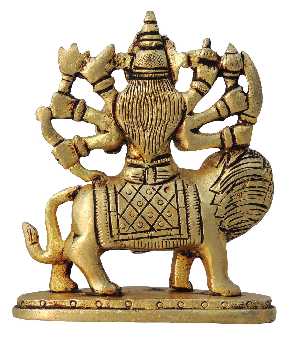 Brass Durga Ji God Idol Statue 0.36Kg