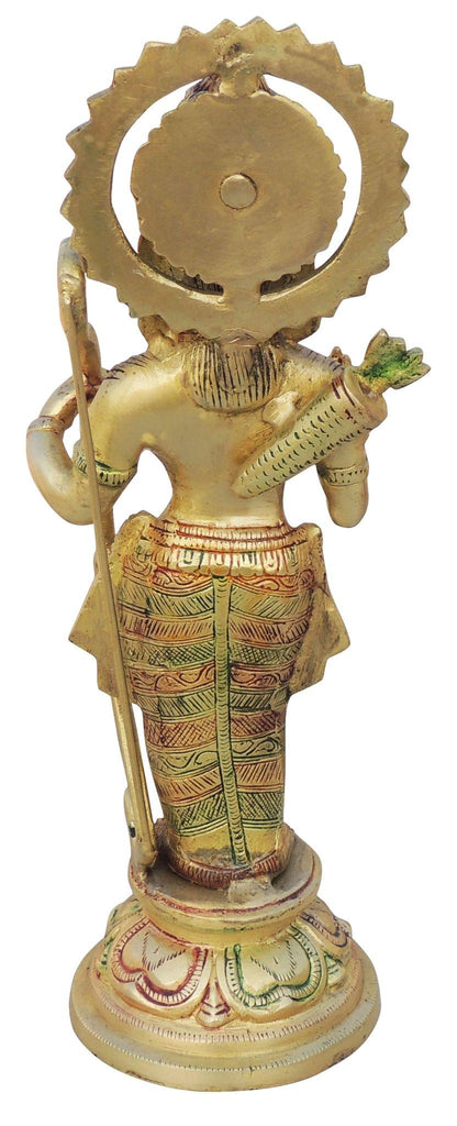 Brass Showpiece Ram Ji Statue Idol 2.56Kg - PUSHMYCART