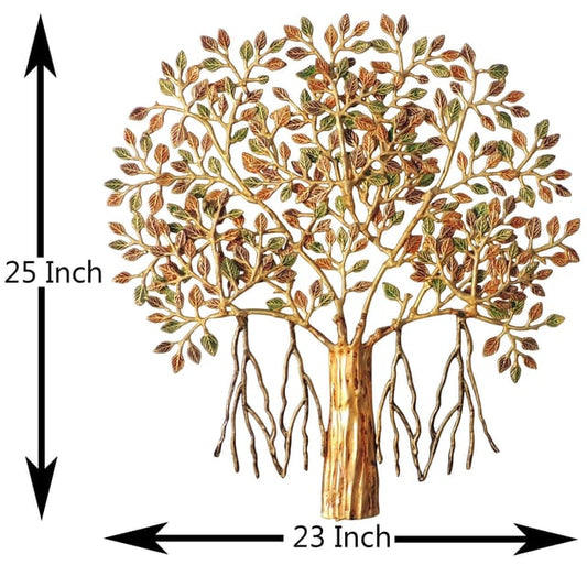 Brass Tree Decor