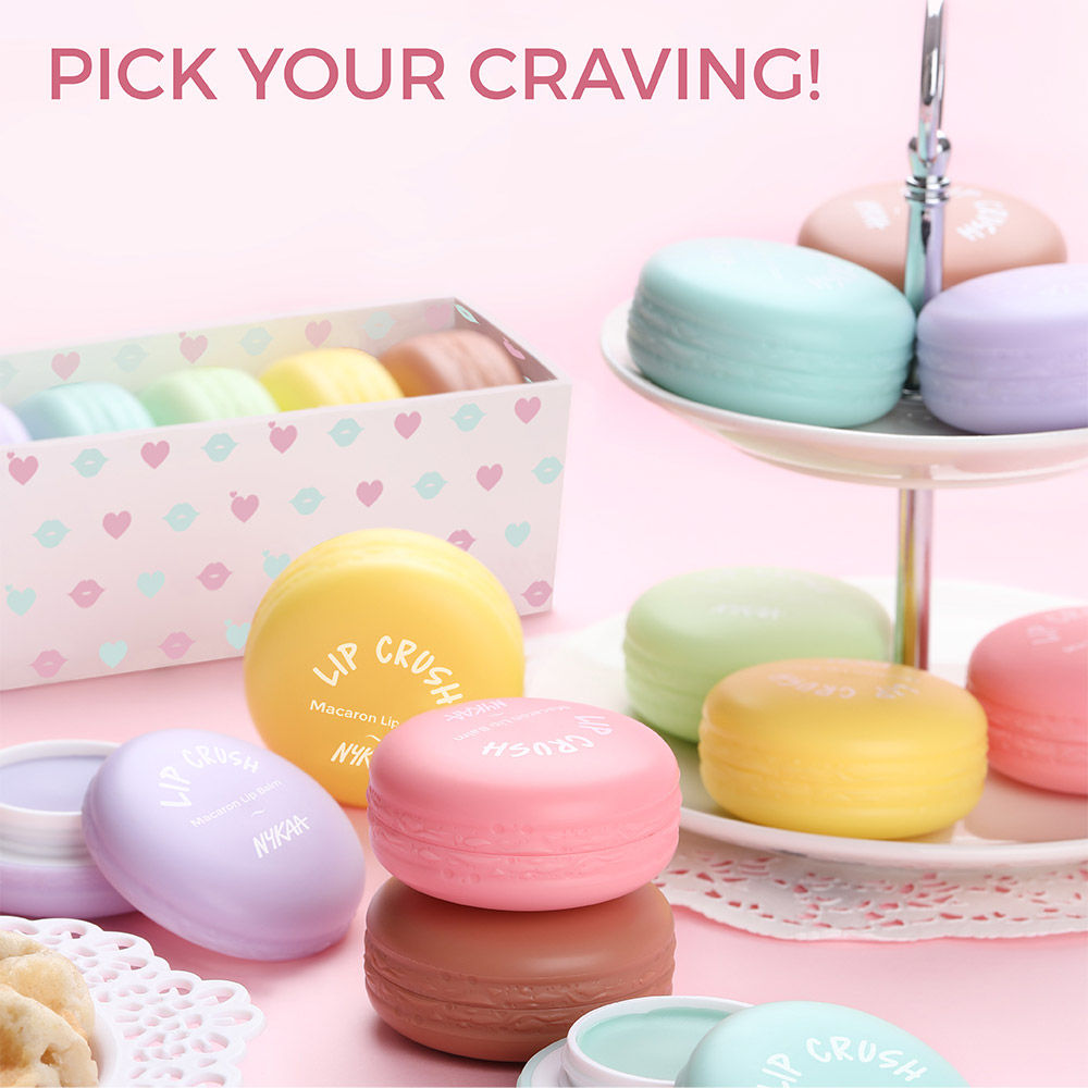 Nykaa Moisturising Macaron Lip Balm (8gm) - PUSHMYCART