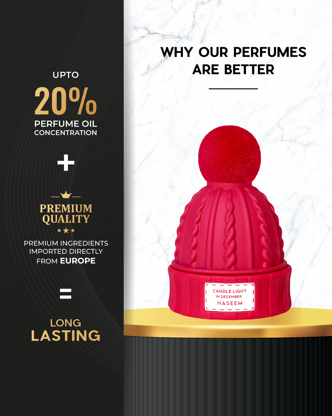 Naseem Candlelight In December_Parfum 80Ml_Maroon