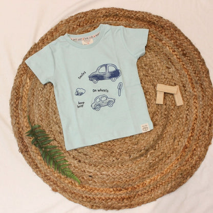 Bachpan kids wear New Born Boys Casual Wear- Mint Green