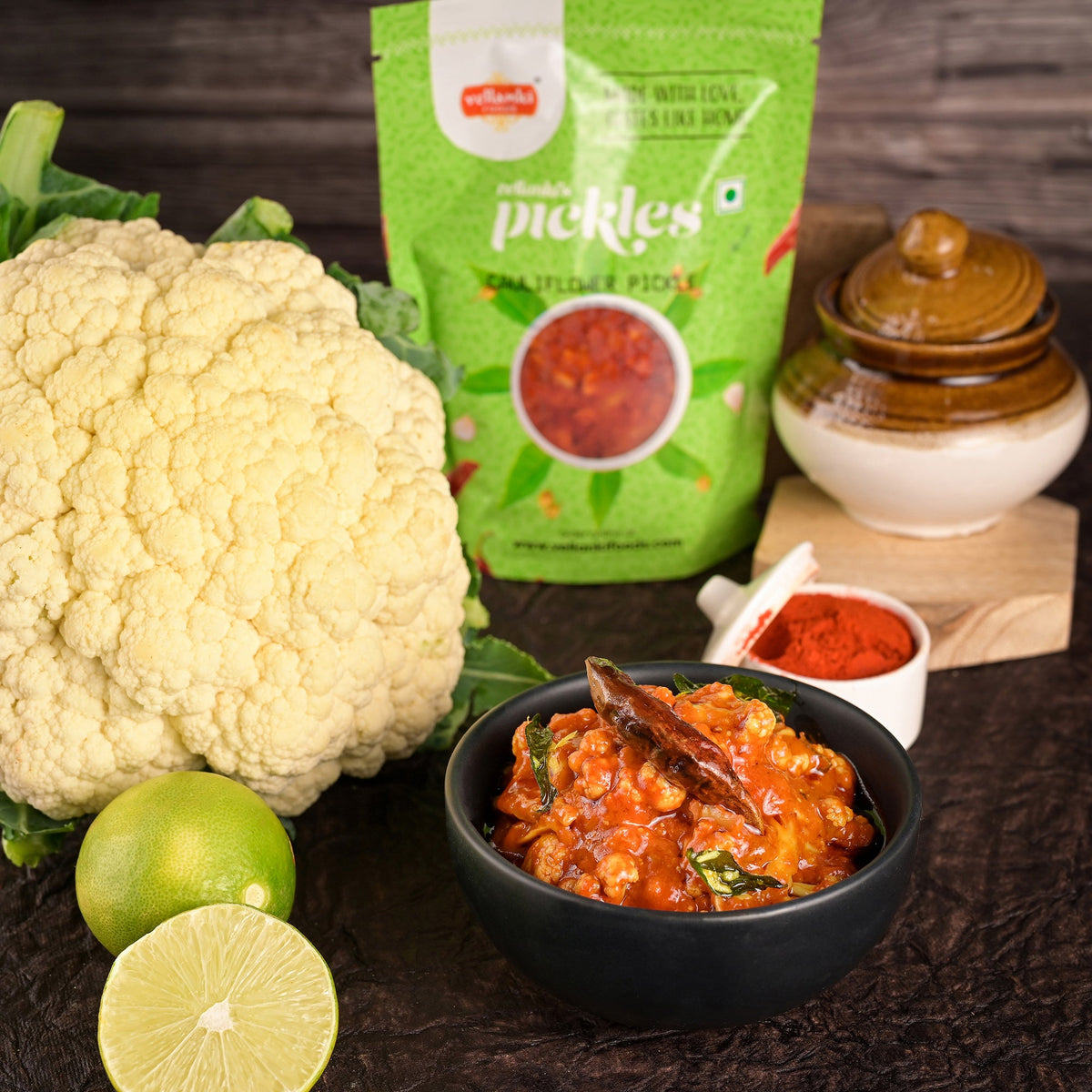 Vellanki Foods Cauliflower Pickle | Gobhi Ka Achaar - PUSHMYCART
