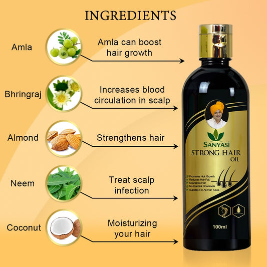 Sanyasi Strong Hair Oil
