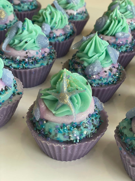 The Sass Bar Celestial Underwater Cupcake Soap